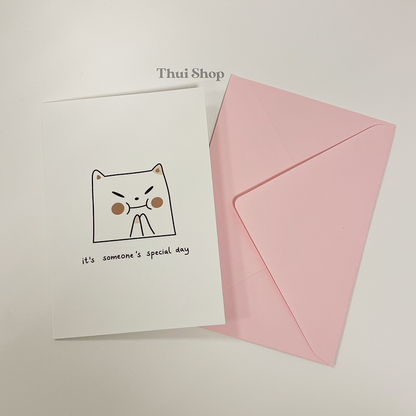 "It's someone's special day" Frankie Greeting Card