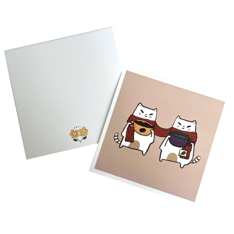 Tea & Coffee Frankie Art Print