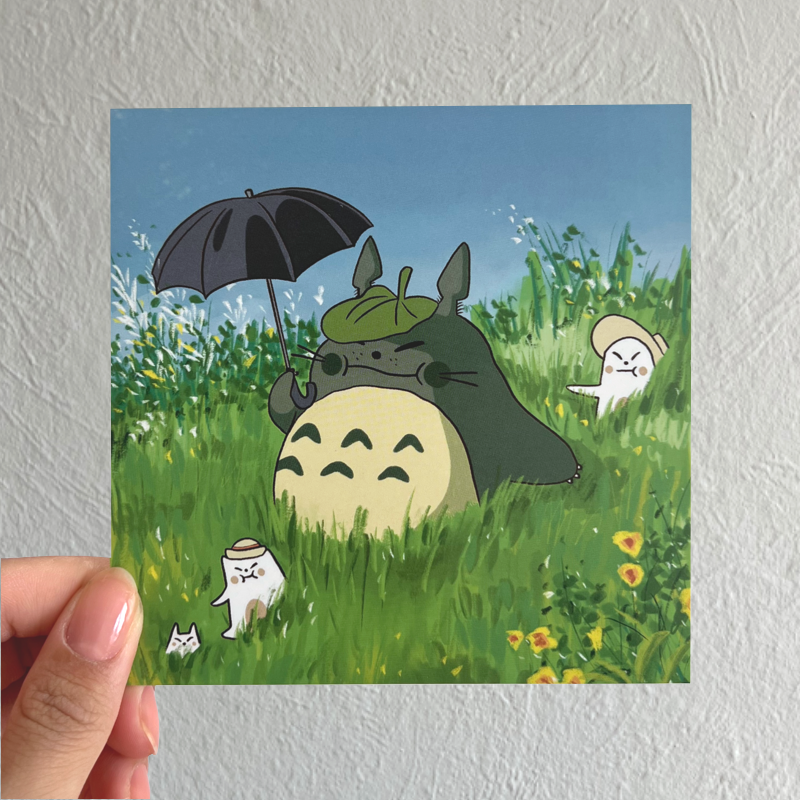 Frankie: Totoro and friends Art Print