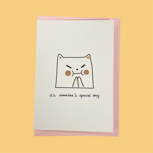 "It's someone's special day" Frankie Greeting Card