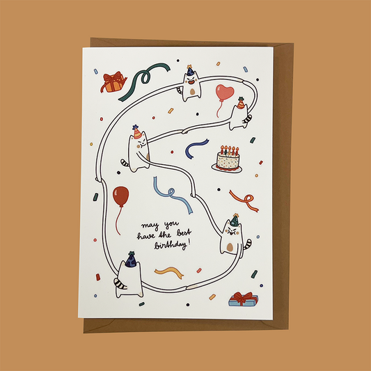 Frankie Birthday Party Greeting Card