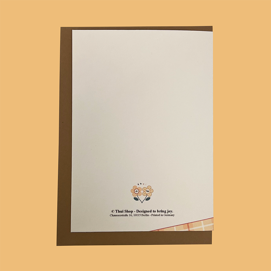 Frankie with a mirror Greeting Card