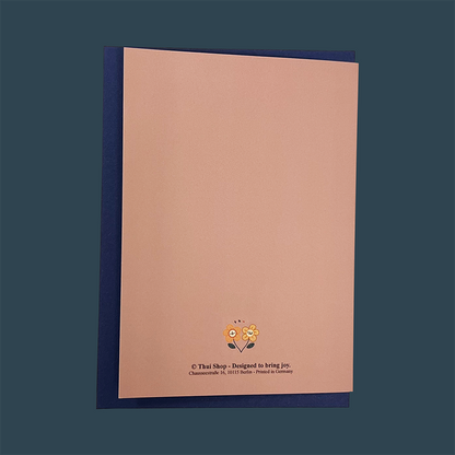 Tea & Coffee Frankie Greeting Card