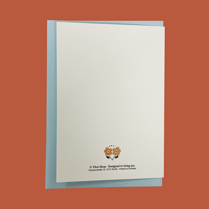 "You're kinda cute" Frankie Greeting Card