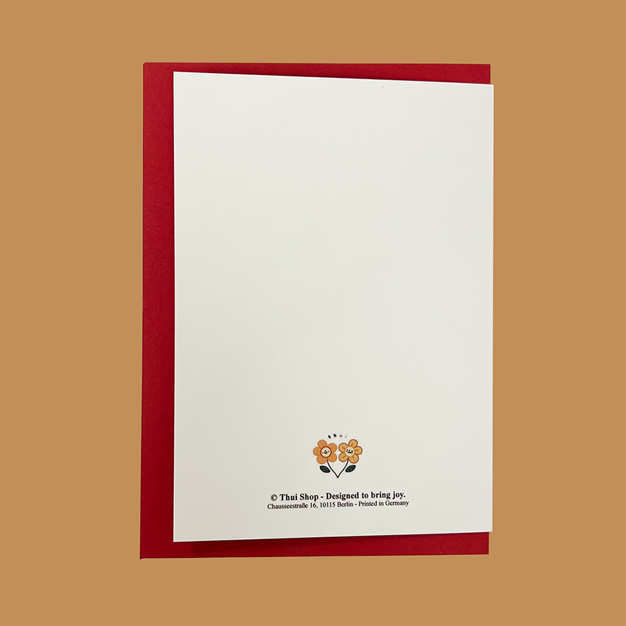 "Mom is the best" Frankie Greeting Card