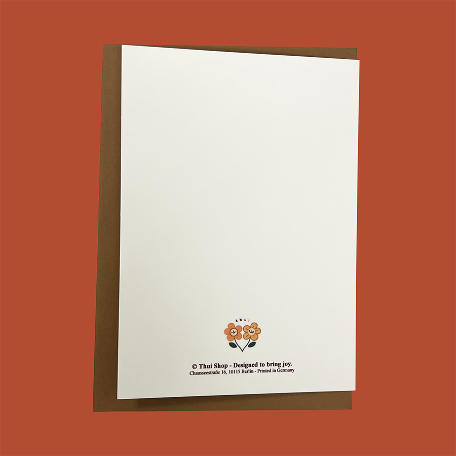 "From your fave person" Frankie Greeting Card