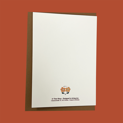 "From your fave person" Frankie Greeting Card