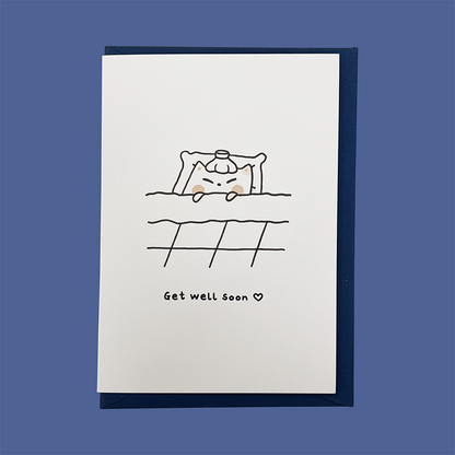 Get well soon Frankie Greeting Card
