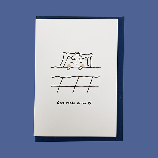 Get well soon Frankie Greeting Card