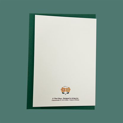 Frankie & Strawberry Cat Greeting Card