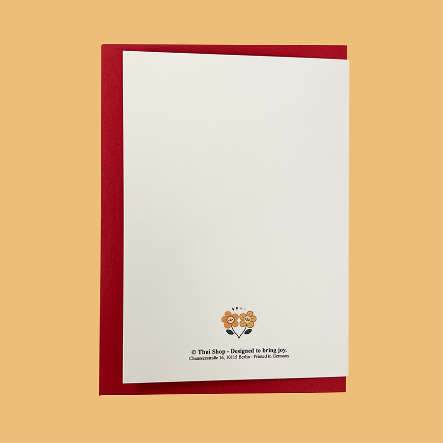 "Get well soon, or else" Frankie Greeting Card