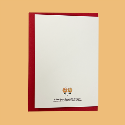 "Get well soon, or else" Frankie Greeting Card