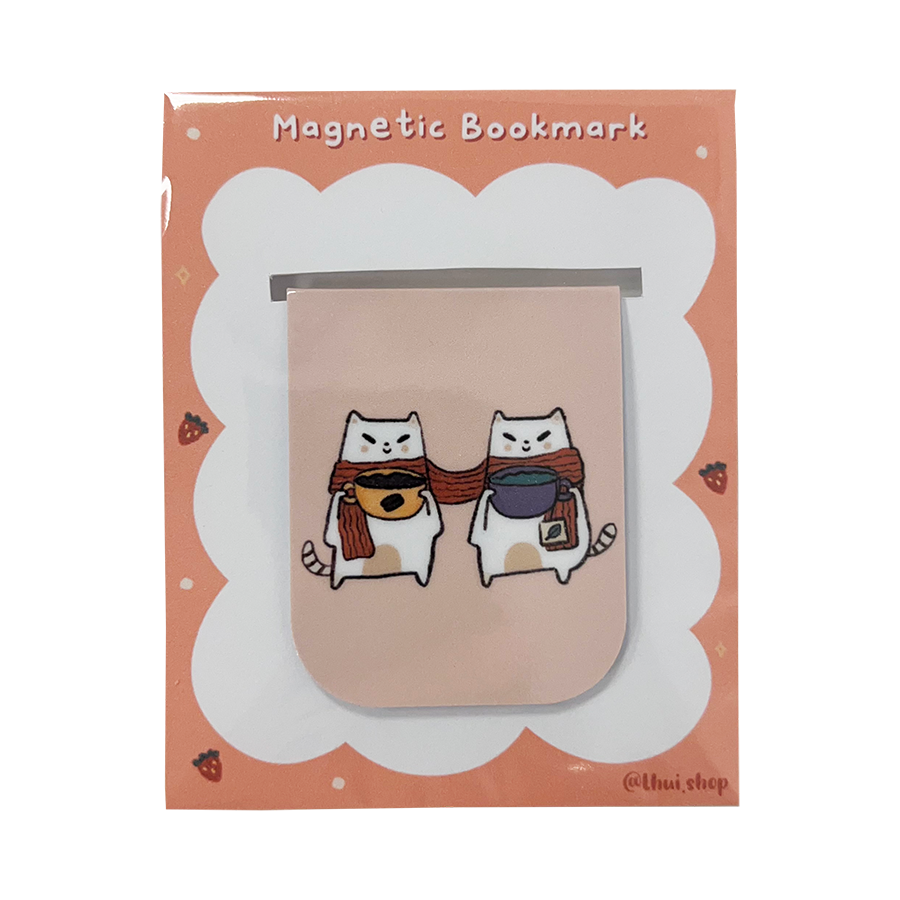 Tea & Coffee Frankie Magnetic Bookmark