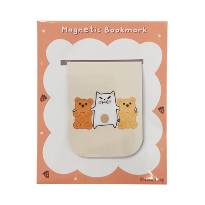 Frankie with gummy bears Magnetic Bookmark