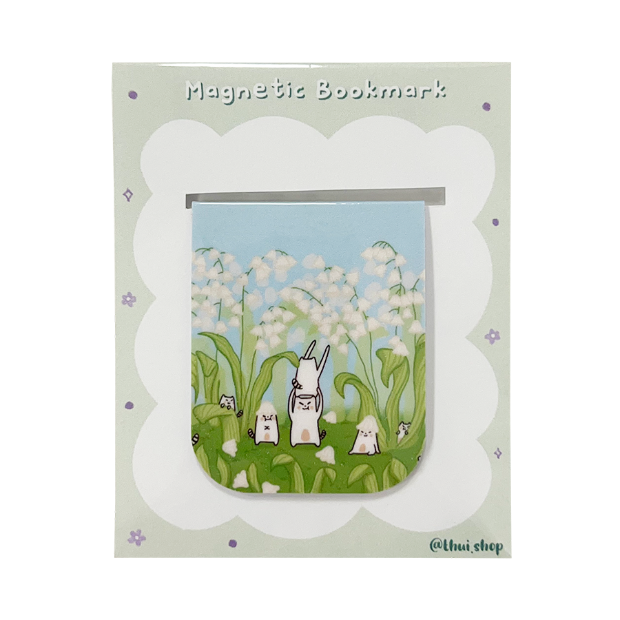 Lily of the valley Frankie Magnetic Bookmark