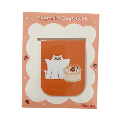 Frankie as birthday ghost Magnetic Bookmark