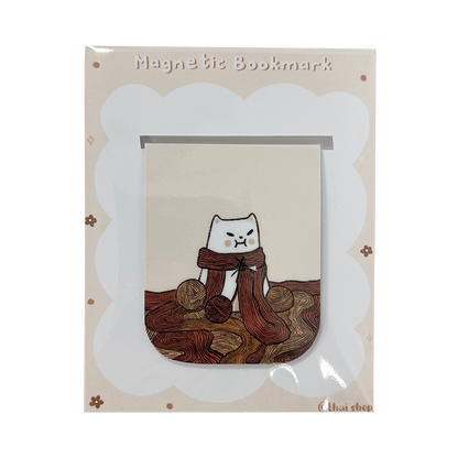 Knitting Frankie Magnetic Bookmark