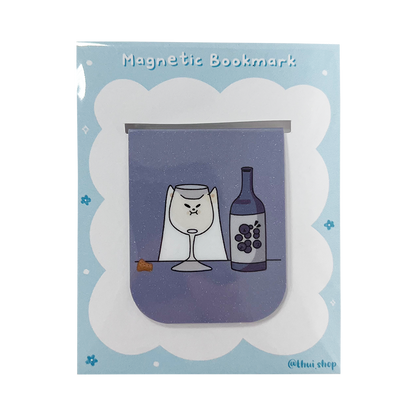 Wine Frankie Magnetic Bookmark