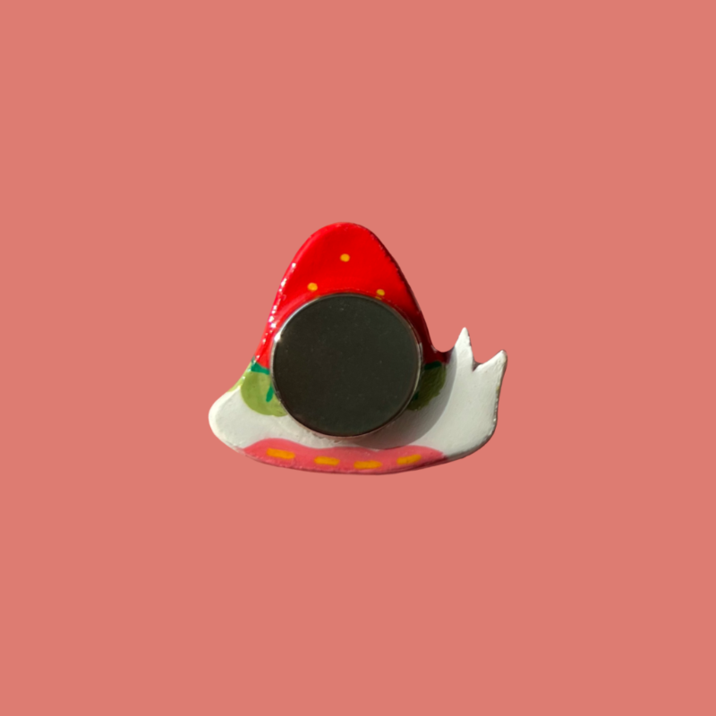 Strawberry Snail Magnet