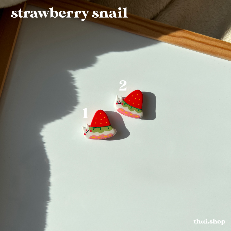 Strawberry Snail Magnet