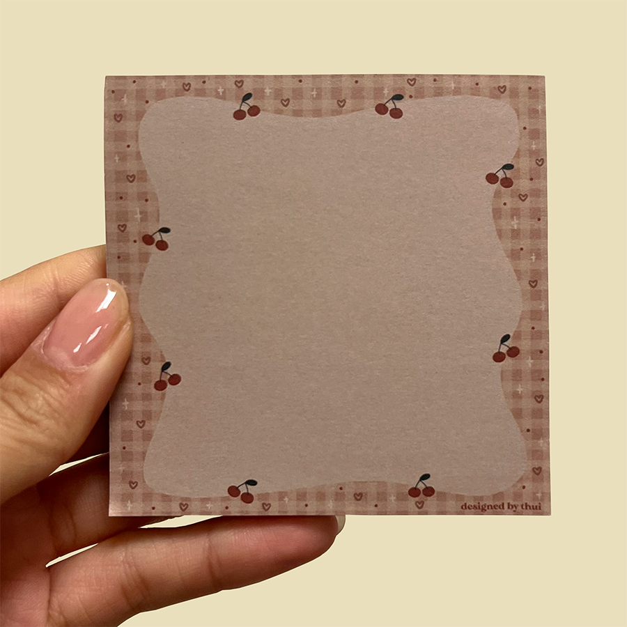 Cherries Memo Pad