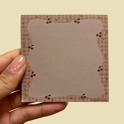 Cherries Memo Pad