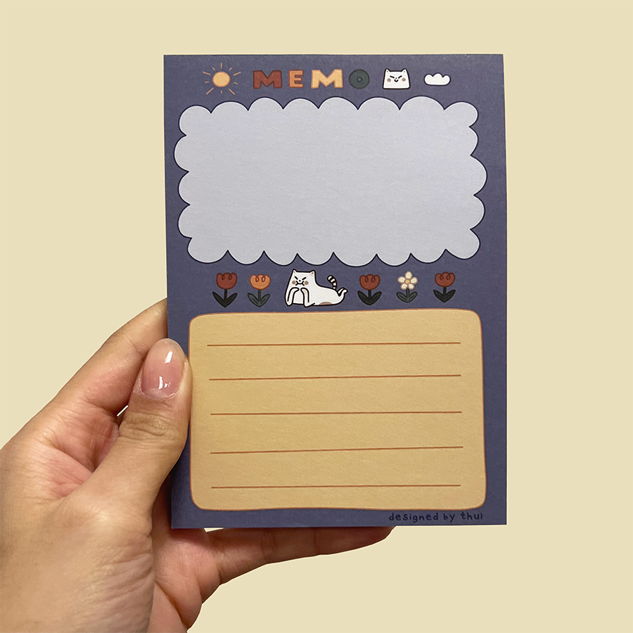 Spring Day Frankie Memo Pad