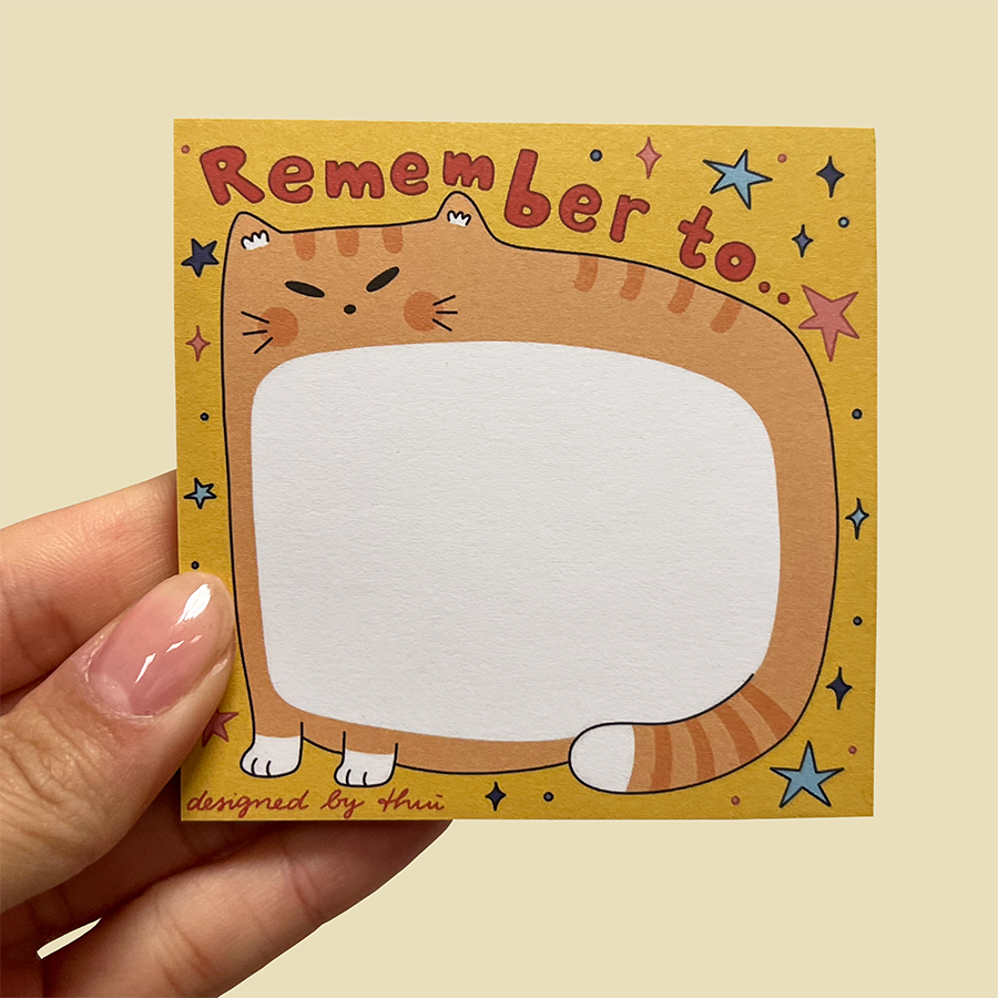 Cat Memo Pad