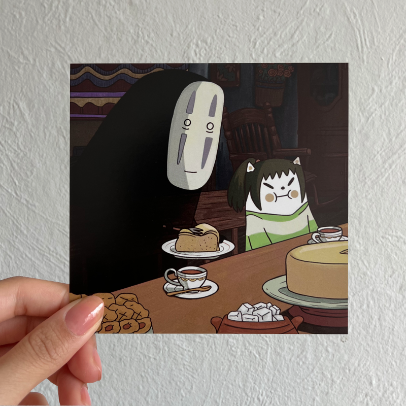 Frankie: Spirited Away "No Face" Art Print