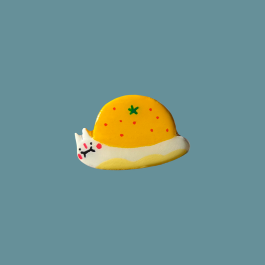 Orange Snail Magnet