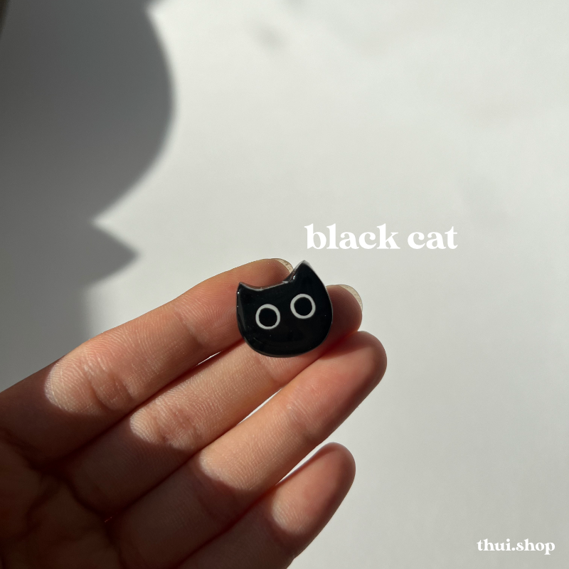 Cat Clay Pin