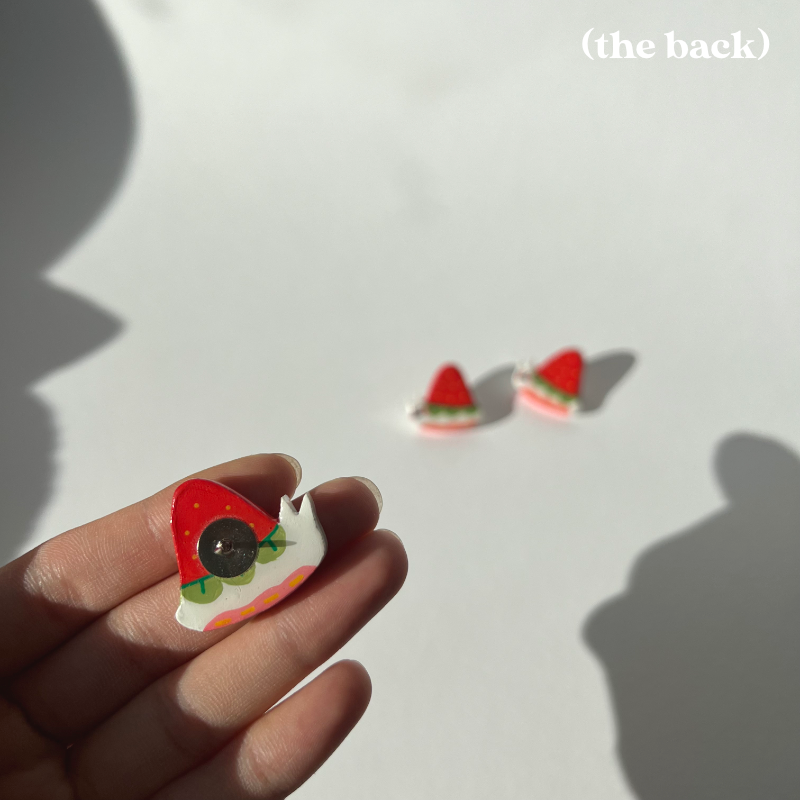 Strawberry Snail Pin