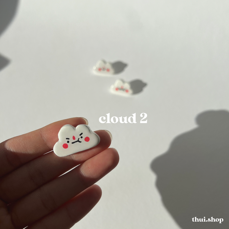 Cloud Clay Pin
