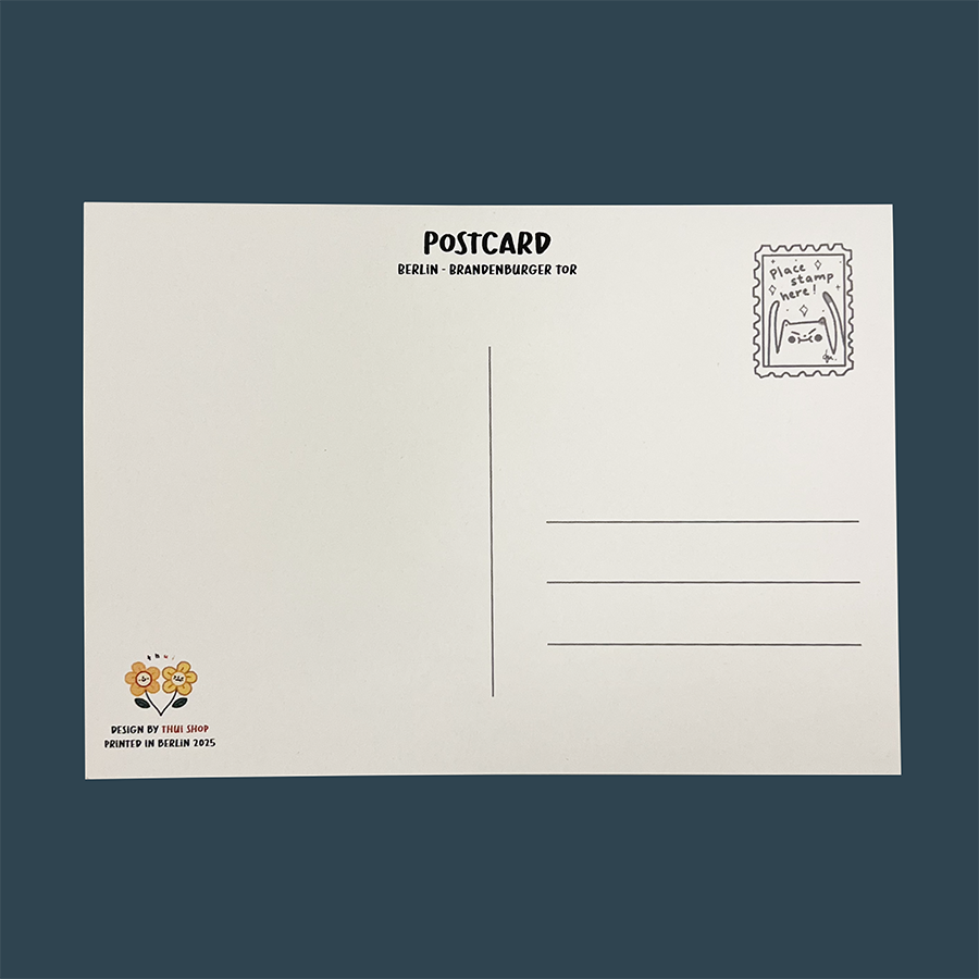 Berlin: Brandenburger Tor Post Card