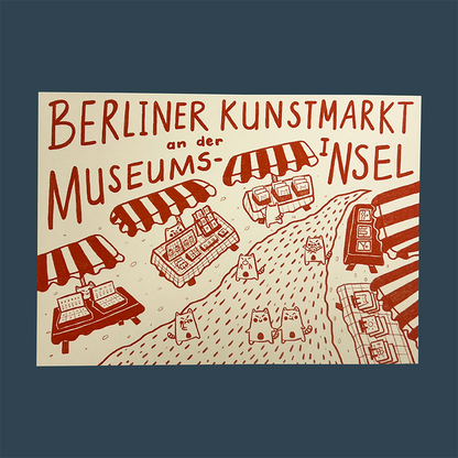 Berlin: Berliner Kunstmarkt an der Museumsinsel Post Card