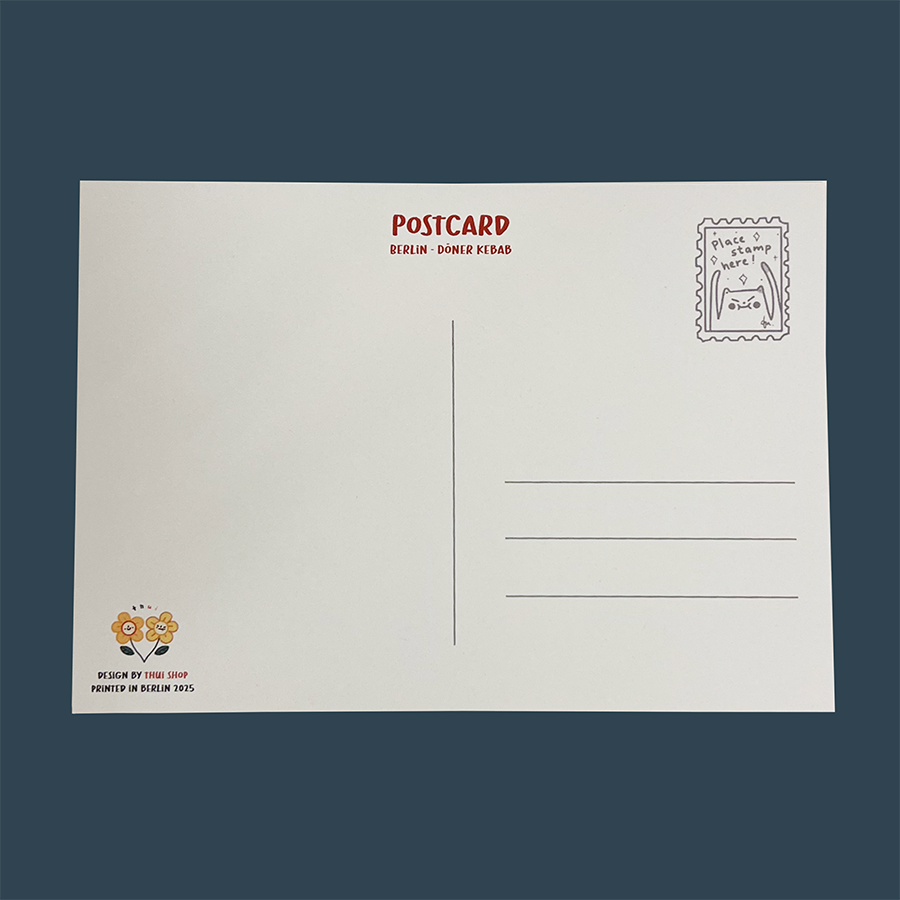 Döner Kebab Frankie Post Card