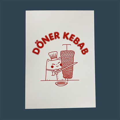 Döner Kebab Frankie Post Card