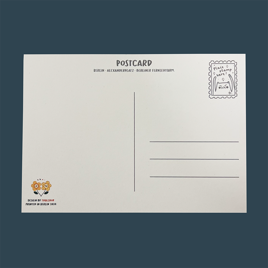 Berlin: Fernsehturm Frankie Post Card