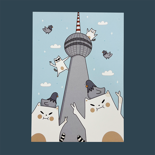 Berlin: Fernsehturm Frankie Post Card