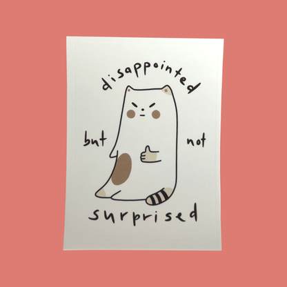 Frankie "Disappointed but not surprised" Sticker