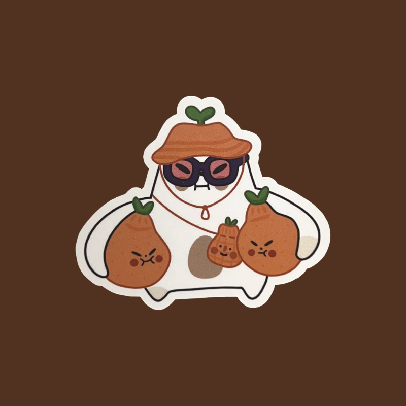 Frankie with Jeju Island Hallabong Sticker