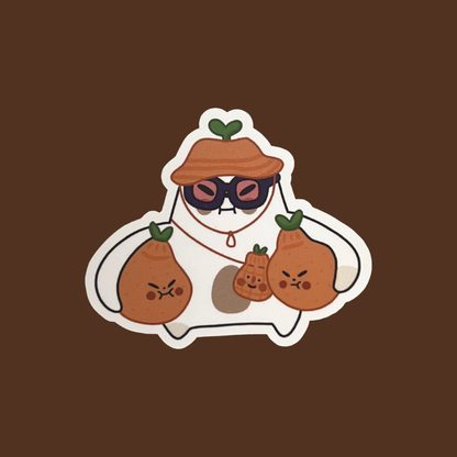 Frankie with Jeju Island Hallabong Sticker