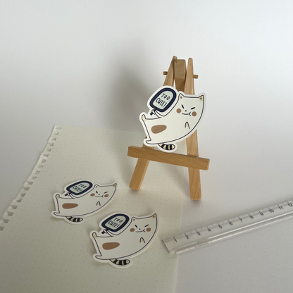 Frankie "Too Cute" Sticker