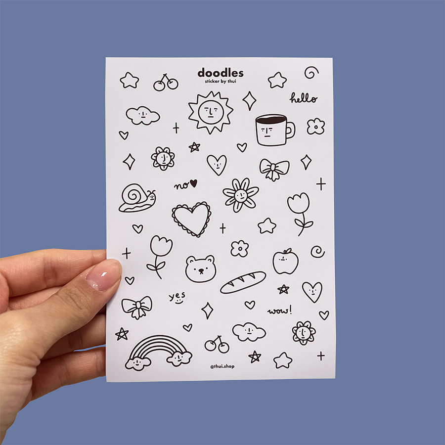 Doodles Sticker Sheet