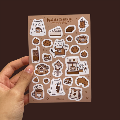 Barista Frankie Sticker Sheet
