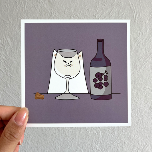 Wine Frankie Art Print